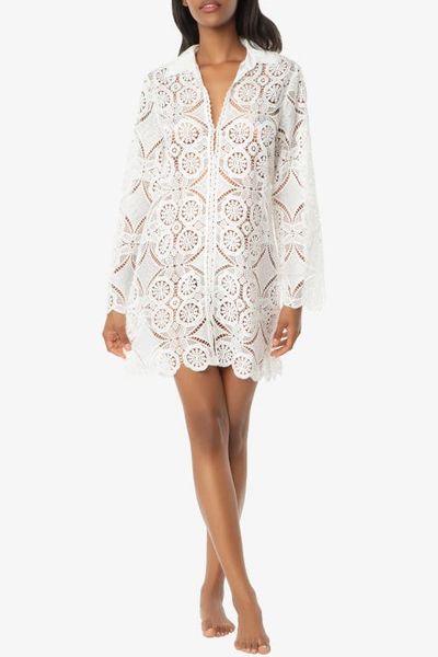 HELEN JON HELEN JON Lace Button Front Dress