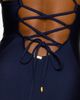 HELEN JON HELEN JON Lattice Back One-Piece - 3