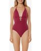 HELEN JON HELEN JON Tortoise Ring Plunge One-Piece - 1