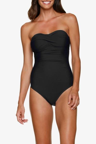 HELEN JON HELEN JON Twist Bandeau One-Piece