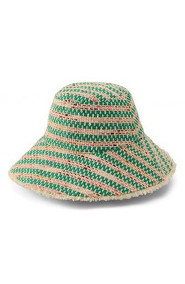 Helen Kaminski Helen Kaminski Cintia Bouclé Stripe Bucket Hat