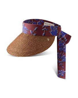 Helen Kaminski Helen Kaminski Kira Tie Band Raffia Visor