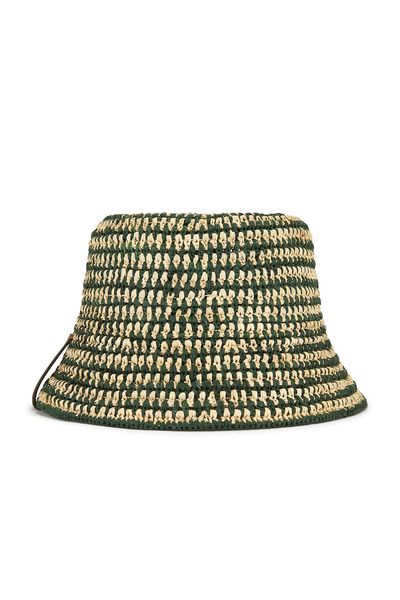 Helen Kaminski Helen Kaminski Shashika Raffia Crochet Bucket Hat
