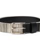 HELIOT EMIL HELIOT EMIL Black & Silver Node Belt - 1