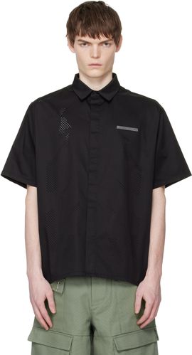 HELIOT EMIL HELIOT EMIL Black Alsoran S/S Shirt