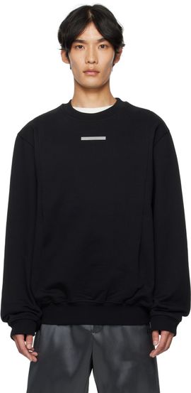 HELIOT EMIL HELIOT EMIL Black Astrape Crewneck Sweatshirt