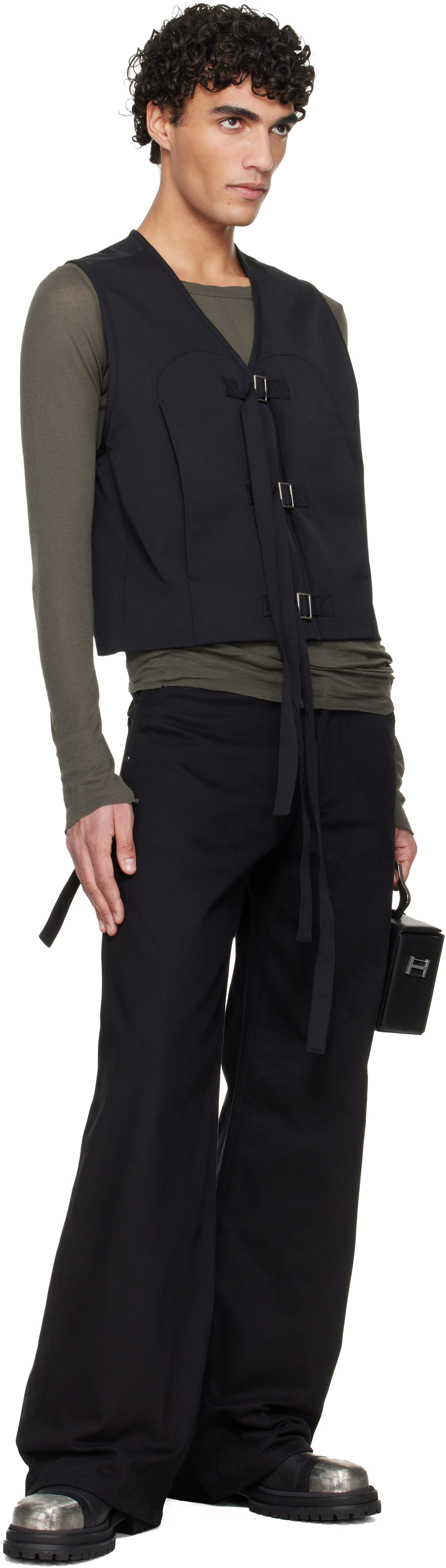 HELIOT EMIL - Black Girth Vest