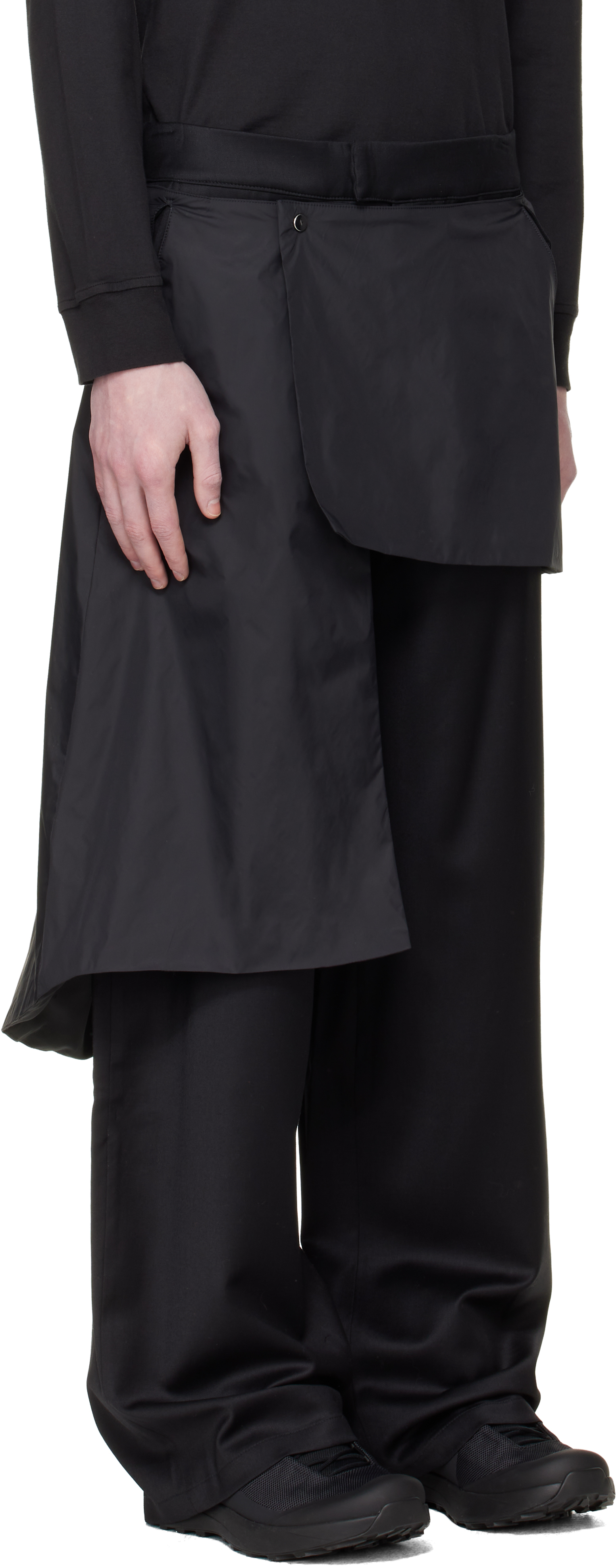 HELIOT EMIL - Black Levade Tailored Trousers
