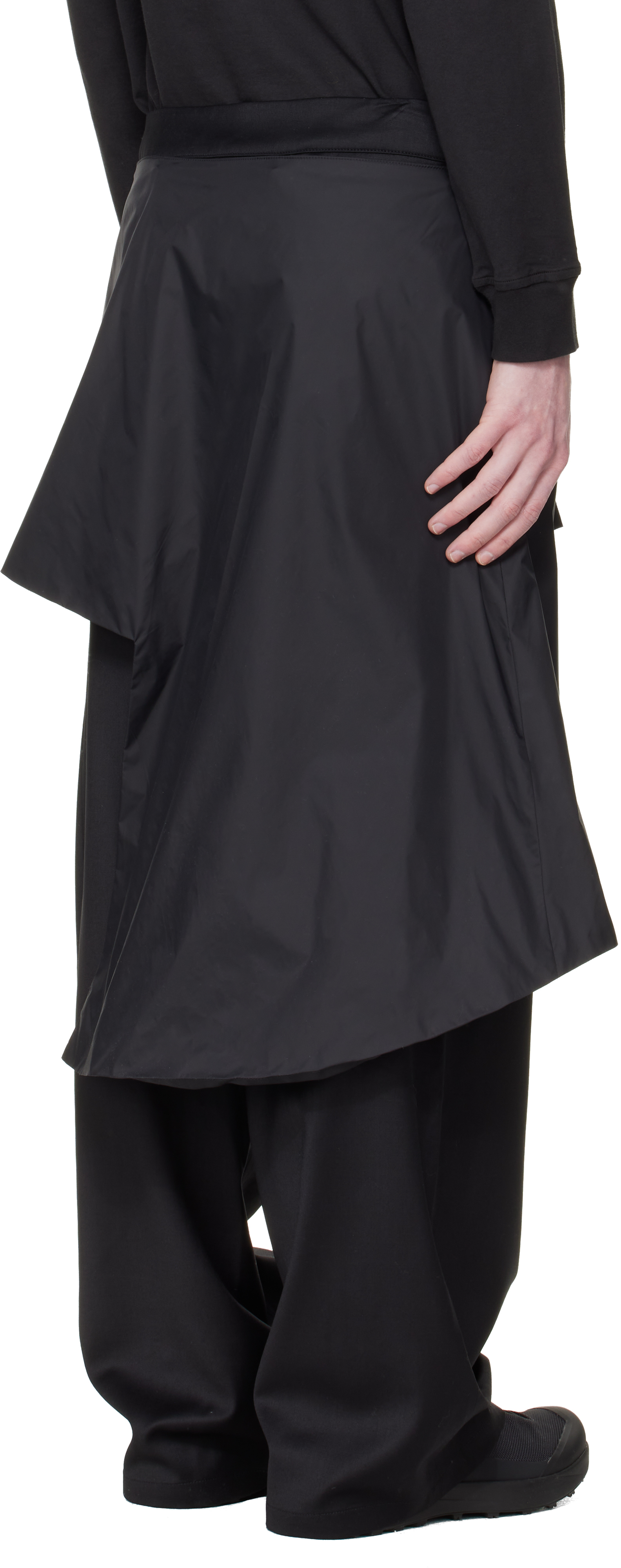 HELIOT EMIL - Black Levade Tailored Trousers
