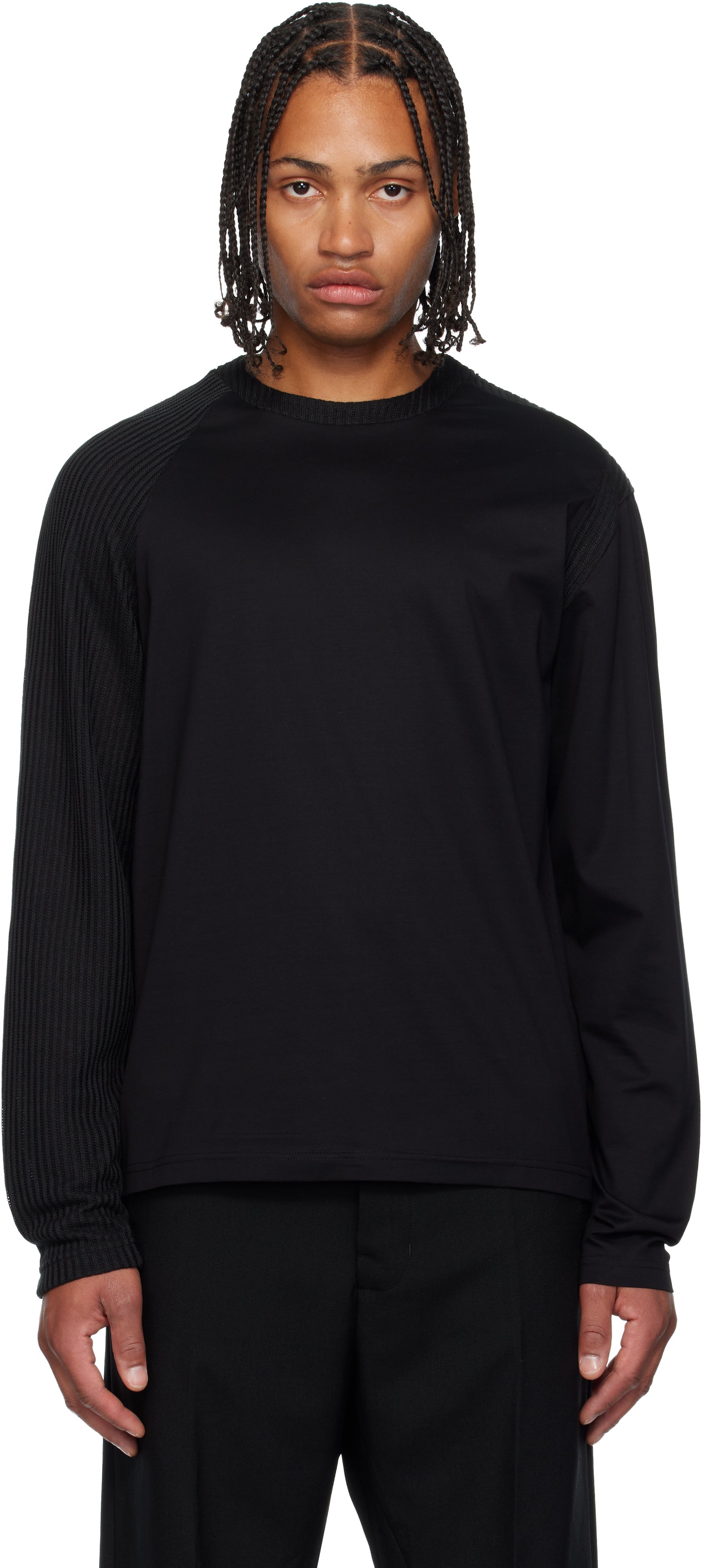 HELIOT EMIL - Black Concordance Puffed Shirt Jacket