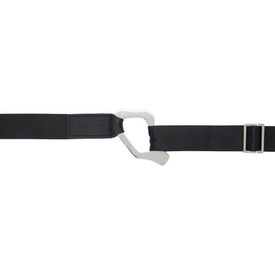 HELIOT EMIL HELIOT EMIL Black Solar Carabiner Belt