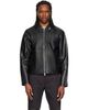 HELIOT EMIL HELIOT EMIL Black Tremor Leather Jacket - 1
