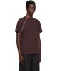 HELIOT EMIL HELIOT EMIL Burgundy Sequence Zip T-shirt - 2
