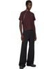 HELIOT EMIL HELIOT EMIL Burgundy Sequence Zip T-shirt - 4