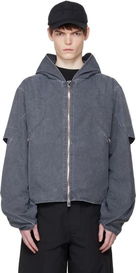 HELIOT EMIL HELIOT EMIL Gray Crinis Jacket