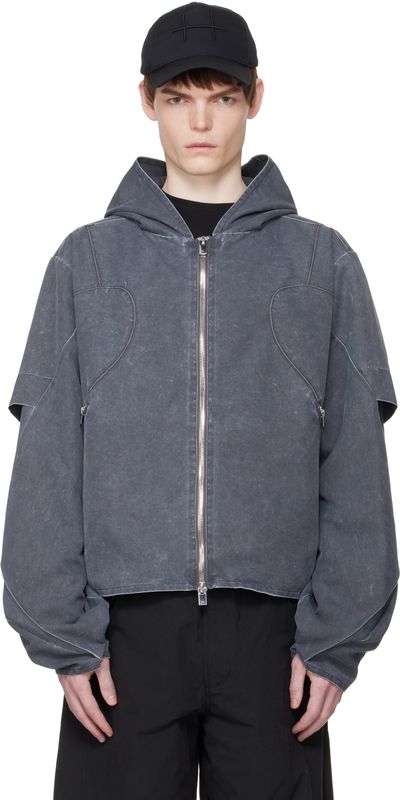 HELIOT EMIL HELIOT EMIL Gray Crinis Jacket