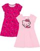 Hello Kitty Hello Kitty 2-Pack Short Sleeve Skater Dresses - 1