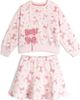 Hello Kitty Hello Kitty 2-Piece Fleece Sweatshirt and Skirt Set - 1