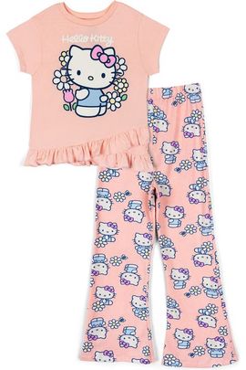 Hello Kitty Hello Kitty 2-piece T-shirt And Leggings Set (toddler, Little Kid & Big Kid)