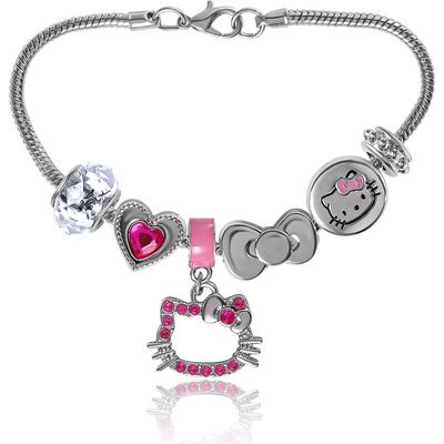 Hello Kitty Hello Kitty 7'' Fashion Charm Bead Bracelet