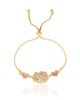 Hello Kitty Hello Kitty Adjustable Bracelet with Pave Pink Bow & Crystals - 1
