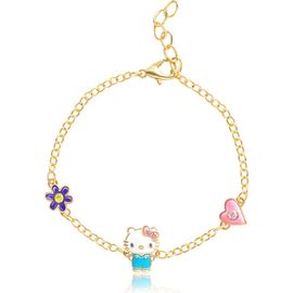 Hello Kitty Hello Kitty and Friends 18kt Gold Plated Bracelet 