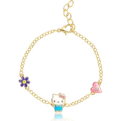 Hello Kitty Hello Kitty and Friends 18kt Gold Plated Bracelet 