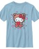 Hello Kitty Hello Kitty Boys' Cute Valentine Bear Graphic Short Sleeve T-Shirt - 1