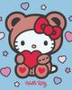 Hello Kitty Hello Kitty Boys' Cute Valentine Bear Graphic Short Sleeve T-Shirt - 2