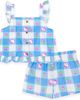 Hello Kitty Hello Kitty Button Down Sleeveless Top and Shorts Set - 1