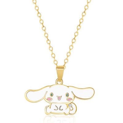 Hello Kitty Hello Kitty Cinnamoroll Enamel 3D Pendant, 18'' Chain