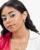 Hello Kitty Hello Kitty Cubic Zirconia and Enamel Hoop Earrings - 2