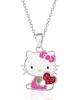 Hello Kitty Hello Kitty Enamel and Red Crystal Pendant - 1