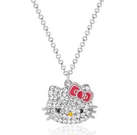 Hello Kitty Hello Kitty Fashion Pave Crystal Necklace