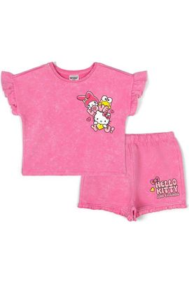 Hello Kitty Hello Kitty French Terry T-Shirt and Shorts Set