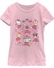 Hello Kitty Hello Kitty Girls' Christmas Stockings and Friends Short Sleeve Graphic T-Shirt - 1