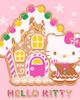 Hello Kitty Hello Kitty Girls' Gingerbread House and Kitty Graphic Short Sleeve T-Shirt - 2
