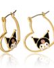 Hello Kitty Hello Kitty Gold-Tone Flash-Plated Earrings  - 1