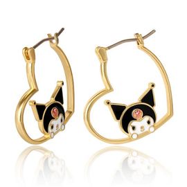 Hello Kitty Hello Kitty Gold-Tone Flash-Plated Earrings 