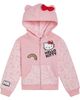Hello Kitty Hello Kitty Hooded Ears Fleece Zip-Up Hoodie - 1
