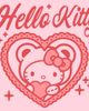 Hello Kitty Hello Kitty Junior's Cute Heart Short Sleeve Graphic T-Shirt - 2