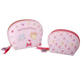 Hello Kitty Hello Kitty Large and Small Dome Cosmetic Travel Bag Set