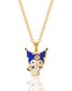 Hello Kitty Hello Kitty Light Rose Crystal Kuromi Pendant - 18'' Chain, - 1