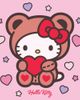 Hello Kitty Hello Kitty Men's Cute Valentine Bear Short Sleeve Graphic T-Shirt - 2