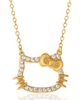 Hello Kitty Hello Kitty Necklace for Women Official License, Cubic Zirconia Pendant - 1