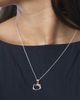 Hello Kitty Hello Kitty Necklace Sterling Silver 18" Official License, Two-Tone Pendant - 3
