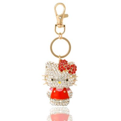 Hello Kitty Hello Kitty Pave 3D Bling Keychain