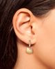 Hello Kitty Hello Kitty Pave Charm Hoop Earrings - 2
