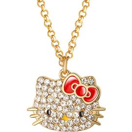 Hello Kitty Hello Kitty Pave Crystal Necklace