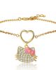 Hello Kitty Hello Kitty Pave Heart Charm Bracelet - 1